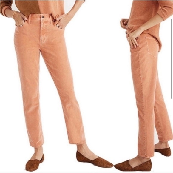 Madewell Corduroy High Rise Slim Boy Jean Petite‎ 26P - Picture 1 of 10